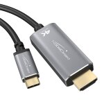 Tye - ¿ 2m ¿ cble adaptateur usb - c vers hdmi (jusqu 4k / 2160p  60 hz ¿ pour raccorder un pc ...