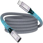 Tye - cble d'extension usb c, 1m 20gbps / 240w / 5k@60hz rallonge usb c 3. 2, 4k@144hz cble d'extension ...