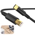 Tye - câble d'imprimante usb b vers c de 3 m, durable de type b 2. 0 en nylon tressé, câble de scanner ... Tye - câble d'imprimante usb b vers c de 3 m, durable de type b 2. 0 en nylon tressé, câble de scanner ...