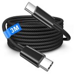 Tye - c�ble usb c vers usb c 3m, 100w cable chargeur usbc charge rapide cable pour iphone 16 15 pro max ...