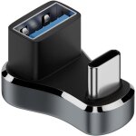 Tye - extra large usb c  usb3. 1 u forme angle adaptateur 10gbps type c mle  usb3. 1 femelle 180 degr ...