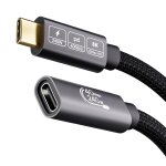 Tye - rallonge usb 4 0, 5m, 40gbps rallonge thunderbolt 4, cble extension type c vido 8k@60hz charge ...