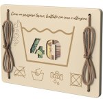 Tzf - carte postale en bois avec motif cadeau amusant et original etui pour billets ou portefeuille ide ...