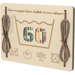 Tzf - carte postale en bois avec motif cadeau amusant et original etui pour billets ou portefeuille ide ...