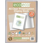 Tzf - eco127 porte - vues transparent avec 20 pochettes en plastique format a5 50% recyclé Tzf - eco127 porte - vues transparent avec 20 pochettes en plastique format a5 50% recyclé