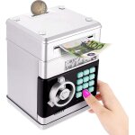 Tzf - ¿ tirelire electronique sécurisée avec verrou code, mini atm coffre - fort métallique pour enfants ... Tzf - ¿ tirelire electronique sécurisée avec verrou code, mini atm coffre - fort métallique pour enfants ...