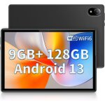 U10 tablette android 13, 9gb ram + 128gb rom (1tb tf), 10 pouces tablette tactile 2024, quad - core 2. ...