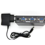 Branchez l'ue - 2 ports vga 200mhz vido hd signal amplificateur booster sparateur partager bote 1920 ...