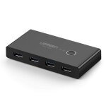 Ugreen usb 3. 0 switch 4 ports pour 2 pc 2 entres 4 sorties usb commutateur pour imprimante clavier ...