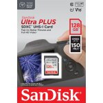Ultra plus 128gb sdxc memory card 150mb / s
