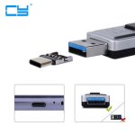 Ultra mini adaptateur usb type c usb c vers usb 2. 0 otg, connecteur pour tablette, c�ble usb et flash ...