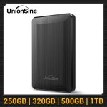 Unionsine - disque dur externe hdd portable, 2. 5 pouces, 250 go, 320 go, 500 go, 1 to, usb 3. 0, compatible ...