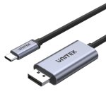 Unitek v1409a changeur de genre de c�ble usb - c displayport noir, gris