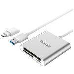Unitek y - 9313 lecteur de carte m�moire usb 3. 2 gen 1 (3. 1 gen 1) argent