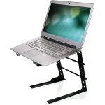 Universal tripod stand for laptop - projector, mixer or book - dj stand adjustable height up to 70cm ...
