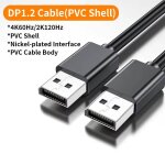 Unnlink displayport câble dp 1. 4 8k 60hz 4k 165hz tresse haute vitesse compatible dp1. 2 pour pc portable ... Unnlink displayport câble dp 1. 4 8k 60hz 4k 165hz tresse haute vitesse compatible dp1. 2 pour pc portable ...