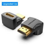 Upgraded up 2 pieces vention - adaptateur hdmi 90 270, convertisseur m�le vers femelle � angle droit ...