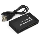 Usb 2. 0 all - in - one 7 in 1 cf / sd / xd / ms / sdhc memory card reader, memory card reader, multi ...