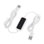 Usb 2. 0 en ligne ordinateur portable pc vers pc liaison de donnes cble de transfert de fichiers pont ...