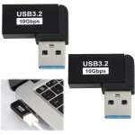 Usb 3. 1 90 degrés angle adaptateur 10gbps, transfert de données rapide, connecteur en l, rétrocompatible ... Usb 3. 1 90 degrés angle adaptateur 10gbps, transfert de données rapide, connecteur en l, rétrocompatible ...