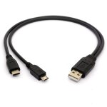 Usb 3. 1 type c multi cble de chargement, usb 2. 0 avec 1 x micro usb et 1 x connecteurs usb c chargeur ...