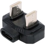 Usb c 1 a 2 otg charge de donnes adaptateur de connecteur multiplicateur de port coud en forme de u ...