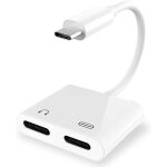 Usb - c adaptateur audio et charge rapide / appel pour [samsung galaxy s21, s21 + , s21 ultra, s20, s20 ...