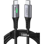 Usb c cable, 1m 100w pd 5a usb c cable quick charge qc 4. 0 charger type c nylon braided for iphone 16 ...