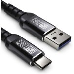 Usb c cable usb 3. 0 type a 1m power and data cord nylon braid for usb 3. 1 laptops and smartphones nexus ...