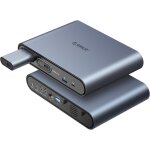 Usb c docking station 10 en 1 avec botier m. 2 ssd, 10gbps usb - a, 2x4k@60hz hdmi, 60w pd, ethernet, ...