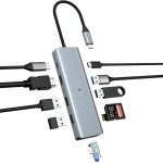 Usb c hub, usb 3. 0 ultra slim usb c splitter compatible avec les ordinateurs de bureau, macbook pro ... Usb c hub, usb 3. 0 ultra slim usb c splitter compatible avec les ordinateurs de bureau, macbook pro ...