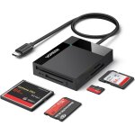 Usb c lecteur carte sd microsd cf ms adaptateur compact flash 4 en 1 5gbps lecteur cartes m��moire externe ...