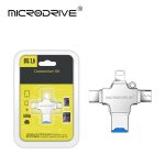 Usb c / lightning / usb3. 0 hub 4 en 1 pour carte mmoire / flash usb / adaptateur de carte sd / lecteur ...