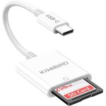 Usb c sd card adapter, sd card adapter usb c sdhc sdxc external memory compatible with iphone 16 15 plus ...