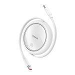 Usb c to usb c cable 100w 1m retractable mini usb c fast charging cable for iphone 16 15 14 pro, samsung ...