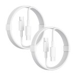 Usb c to usb c cable, 1m fast charge 60w cable for iphone 16 15, charger typ c pvc cable type - c for ...