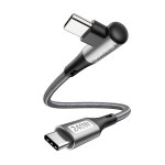 Usb c to usb c cable short 30cm angled [240w 48v / 5a], pd3. 1&qc4. 0 + usb c cable fast charge 90 degree ...