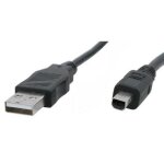 Usb c�ble pour hp hewlett - packard appareils photo num�rique remplacement pour hp c8452 - 8001 compatible ...