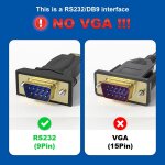 Usb - cto rs232 db9 cble srie adaptateur avec chipset ftdi pour windows 10, 8. 1, 8, 7, vista, xp, ...