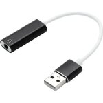 Usb externe carte son audio � haut - parleur st�r�o adaptateur jack 3. 5mm pour ps3 pc