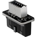 Usb frontplattenadapter adaptateur de panneau avant usb adaptateur usb3. 019p / 20p vers type - e  90 ...