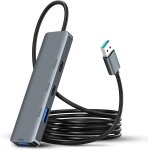 Usb hub 3. 0, 4 port usb - hubs, usb splitter, 5gbps usb port verteiler, docking station f�r kompatibel ...