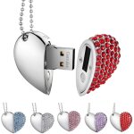 Usb stick, premium waterproof usb 2. 0 flash drive, 8 gb / 16 gb / 32 gb usb flash drives type heart ...