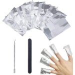 Uur - lukytimo feuille d'aluminium dissolvant, ultra - minces aluminium vernis semi permanent pour retirer ...