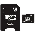 V7 carte micro sdhc 32 go classe 10 + adaptateur sd