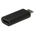 Value 12. 99. 3192 changeur de genre de cble micro - usb b usb - c noir