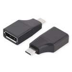 Value 12. 99. 3228 changeur de genre de cble usb type c displayport noir