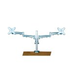 Value 17. 99. 1134 support d'�cran plat pour bureau argent mur