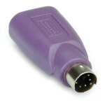 Value adaptateur ps / 2 - usb, violet