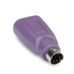 Value adaptateur ps / 2 - usb, violet
